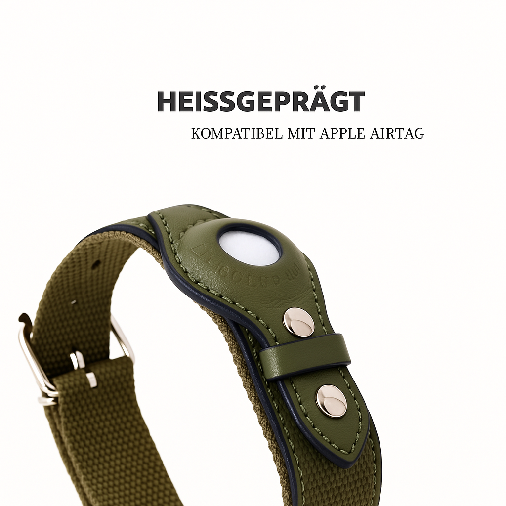 FinderBand – Dein Halsband mit AirTag-Hülle