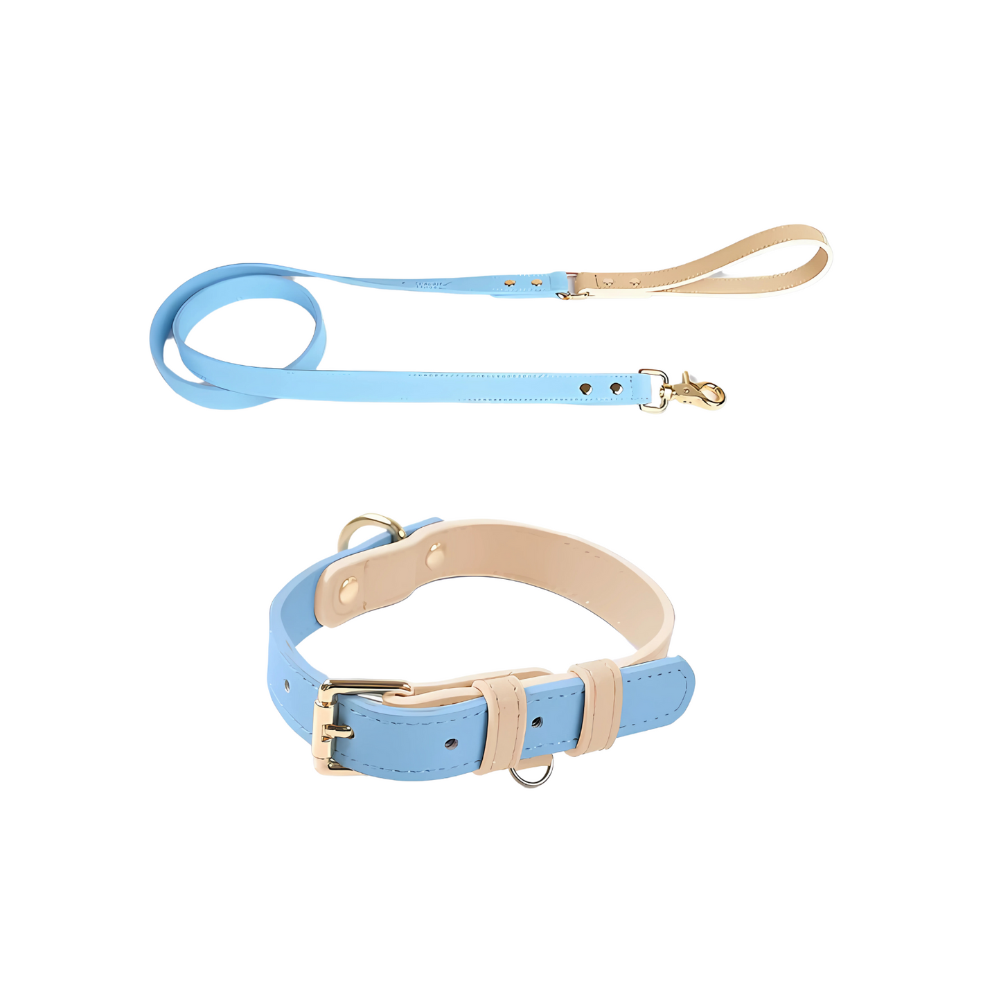 Ivy's MintLuxe – Lederhalsband & Leine mit Stil