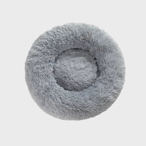 Flauschiges Donut – Haustierbett