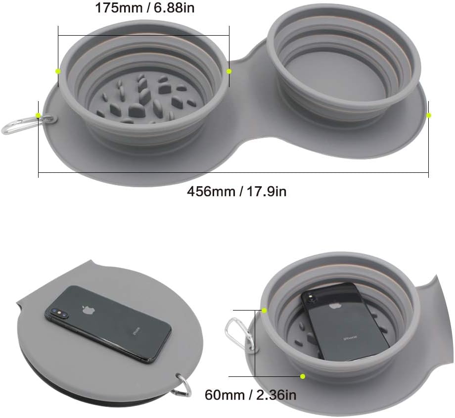 Anti-gulping bowl for pets