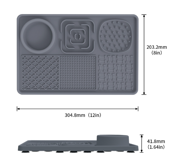 Silicone feeding mat & slow feeding pad