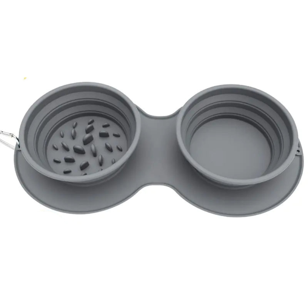 Anti-gulping bowl for pets