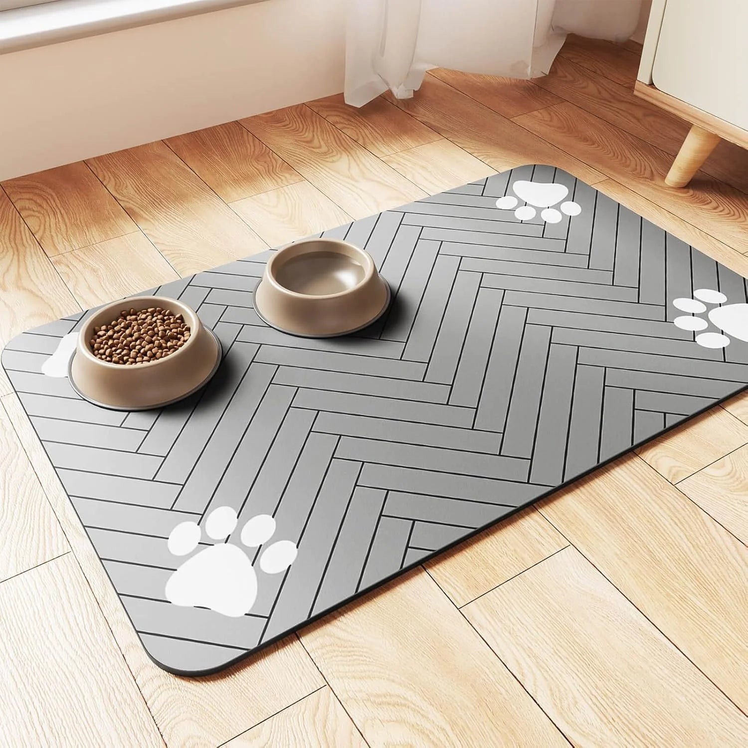 Pet feeding mat