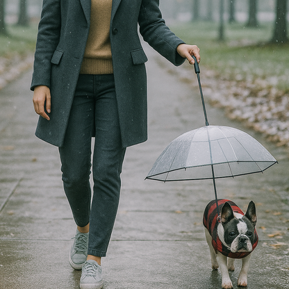 Transparente Regenschirm-Leine