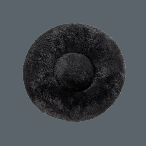 Flauschiges Donut – Haustierbett
