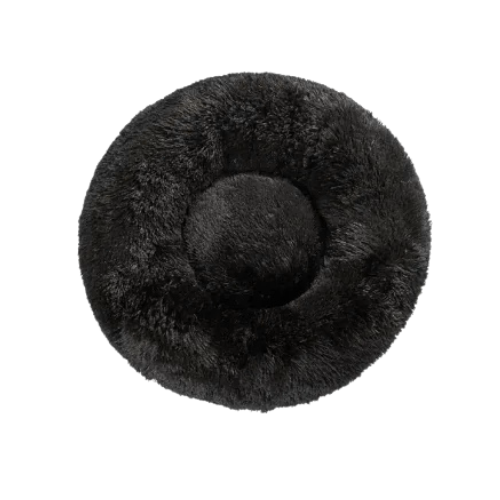 Flauschiges Donut – Haustierbett
