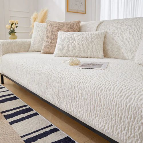 Stylische Lammfell Sofa-Schonbezüge