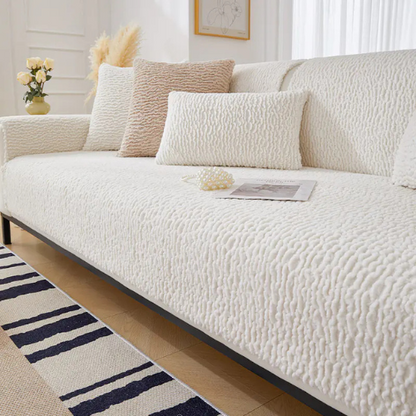 Stylische Lammfell Sofa-Schonbezüge