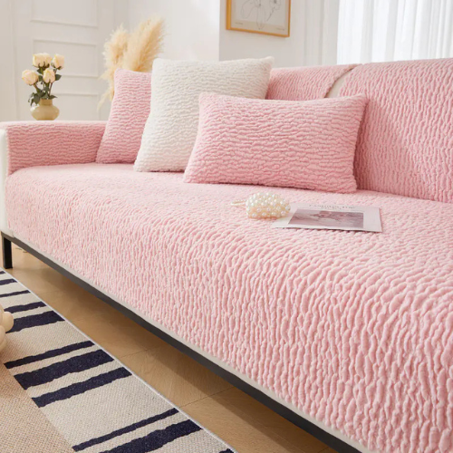 Stylische Lammfell Sofa-Schonbezüge