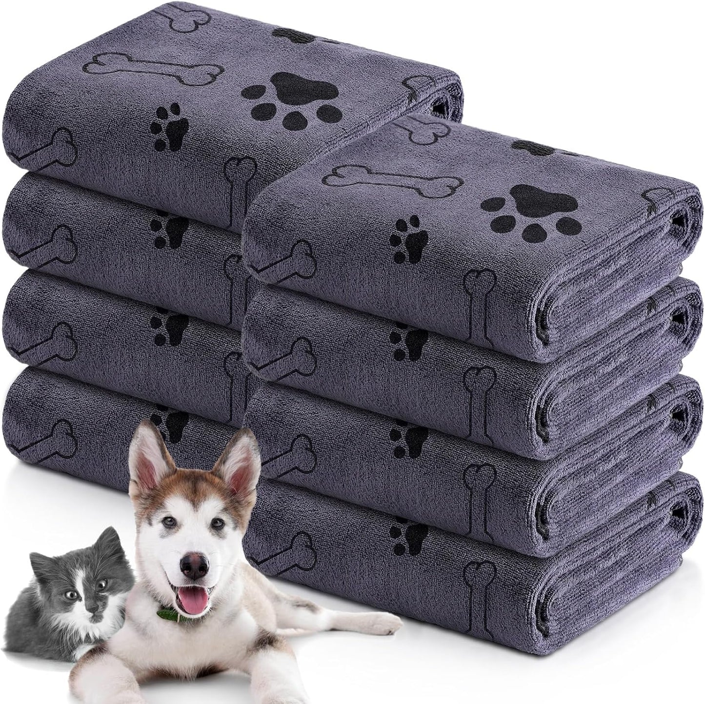 Hund & Katze Mikrofaser – Handtuch