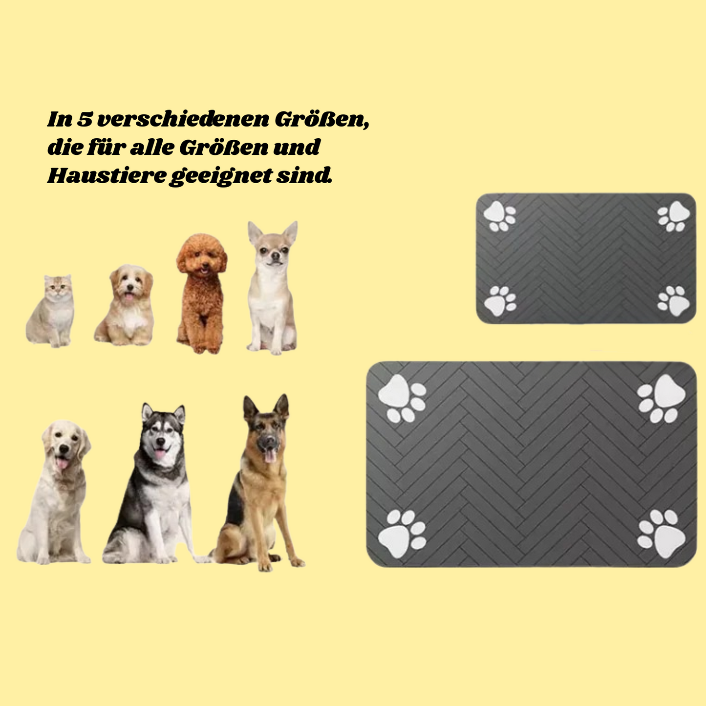 Praktische Futtermatte