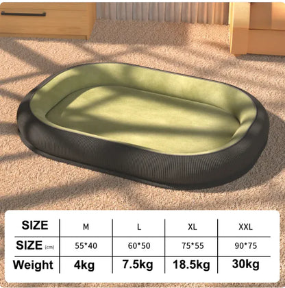 Ganzjahres-Hundebett mit Waschbarem Kissen – Extra Weich & Pflegeleicht