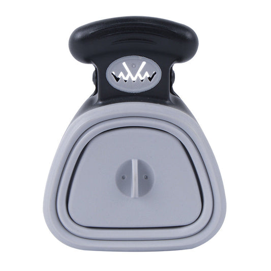 Portable dog poop scoop
