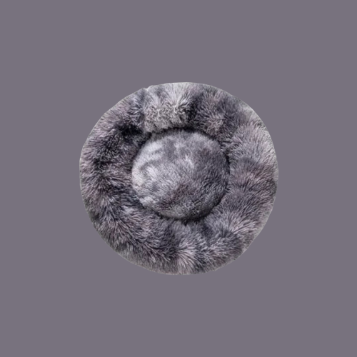 Flauschiges Donut – Haustierbett