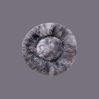 Flauschiges Donut – Haustierbett
