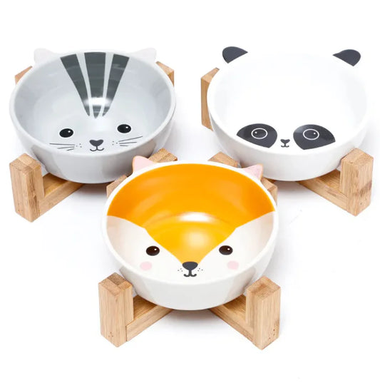 Keramik – Haustiernäpfe mit Cartoon-Design