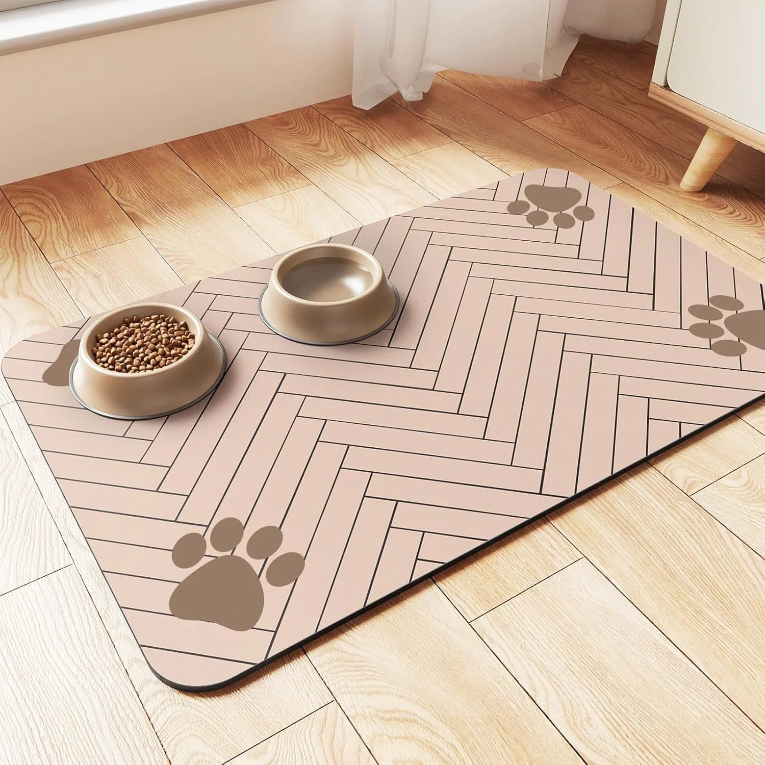 Pet feeding mat