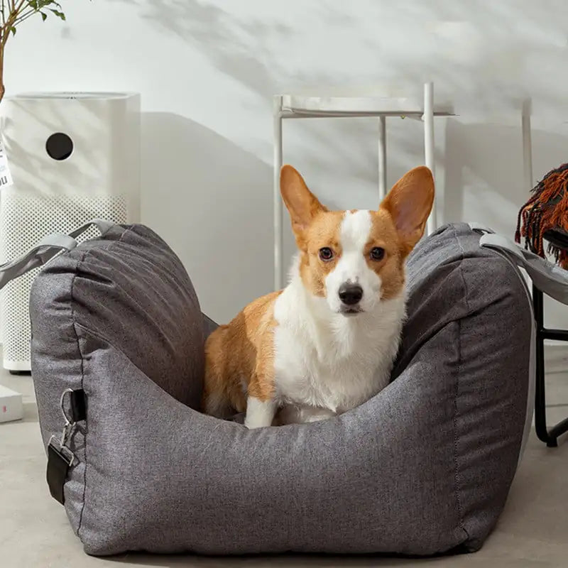 Car dog bed for the passenger seat – Comfortable travel for small dogs