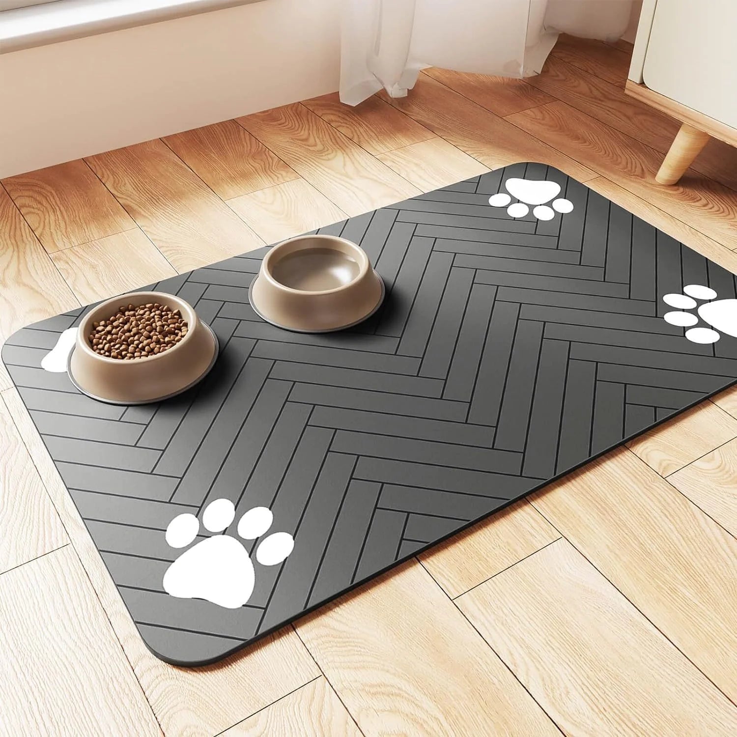 Pet feeding mat