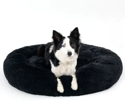 Flauschiges Donut – Haustierbett